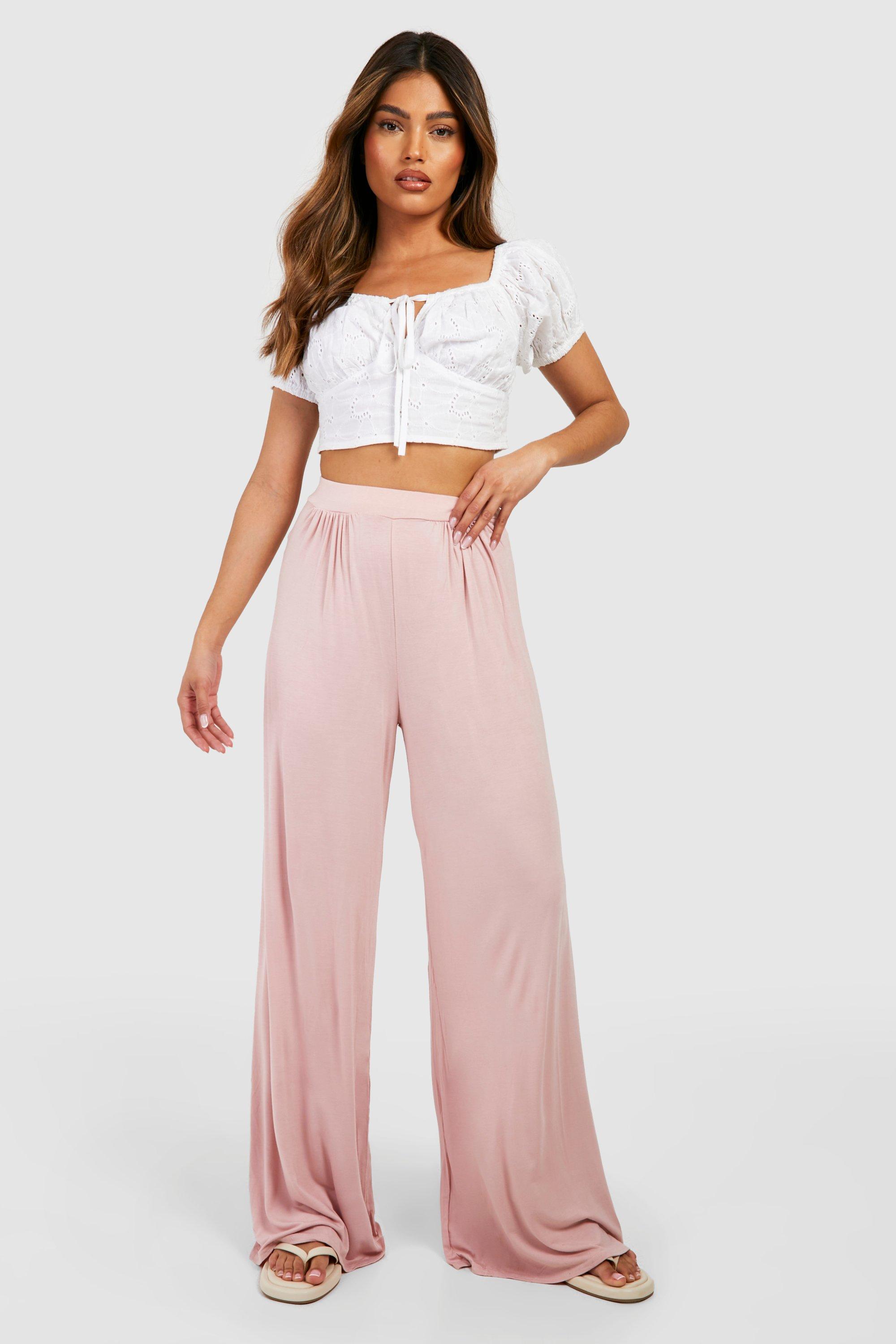 Soft wide leg pants top